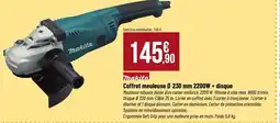Tridôme Coffret meuleuse 0 230 mm 2200W + disque offre