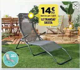 Centrakor Le transat siesta offre