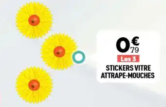 Centrakor Stickers vitre attrape-mouches offre