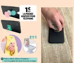 Centrakor La poignée adhésive pour téléphone offre