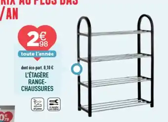 Centrakor L'étagère range- chaussures offre