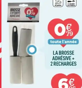 Centrakor La brosse adhésive + 2 recharges offre