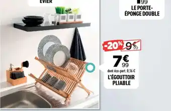 Centrakor L'égouttoir pliable offre