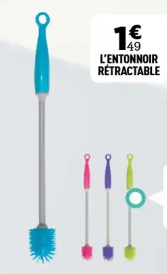 Centrakor L'entonnoir rétractable offre