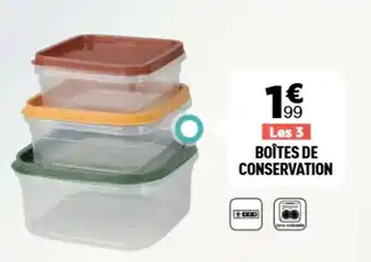 Centrakor Boîtes de conservation offre
