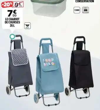 Centrakor Le chariot de courses offre