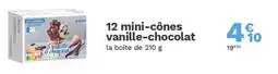 Picard 12 mini-cônes vanille-chocolat offre