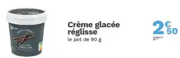 Picard Crème glacée réglisse offre