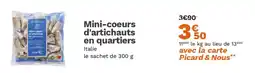 Picard Mini-coeurs d'artichauts en quartiers offre