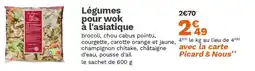 Picard Légumes pour wok à l'asiatique offre