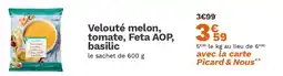 Picard Velouté melon, tomate, Feta AOP, basilic offre