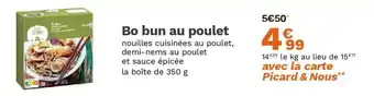 Picard Bo bun au poulet offre