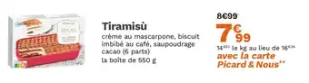 Picard Tiramisù offre