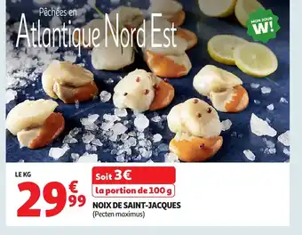 Auchan Noix de saint-jacques offre