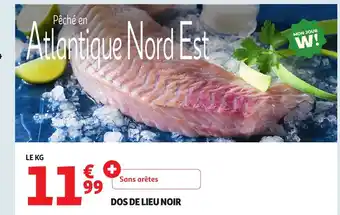 Auchan Dos de lieu noir offre
