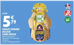 Auchan Poulet fermier de loué label rouge offre
