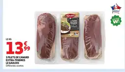 Auchan LE GAULOIS 3 filets de canard extra-tendres offre