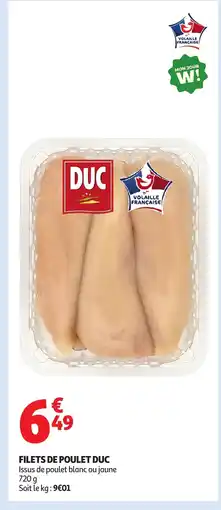 Auchan DUC Filets de poulet offre