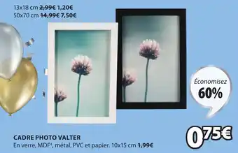 JYSK Cadre Photo valter offre