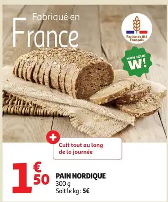 Auchan Pain nordique offre