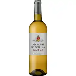 E.Leclerc Marquis de Seillan, 2022 - Saint-Mont AOP - Blanc Sec - 75 cl offre