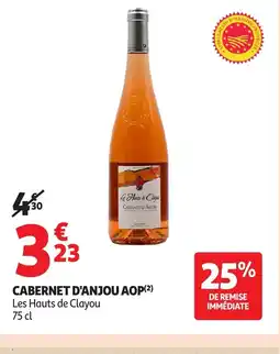Auchan Cabernet d'anjou aop offre