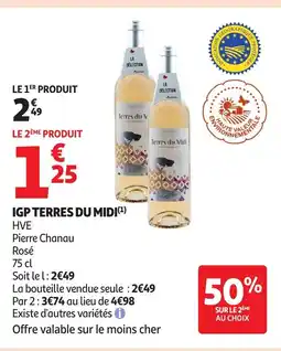 Auchan Igp terres du midi offre