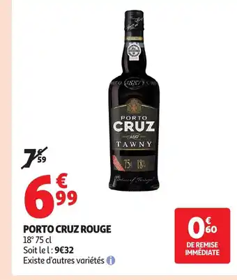 Auchan PORTO CRUZ Rouge offre