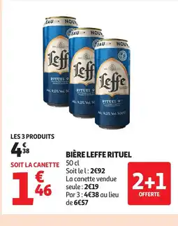 Auchan LEFFE RITUEL Bière offre