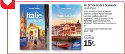 E.Leclerc LE GUIDE LONELY PLANET ITALIE DU NORD offre