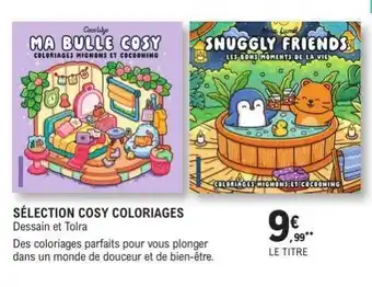 E.Leclerc SÉLECTION COSY COLORIAGES offre