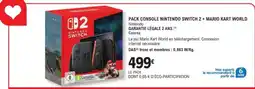 E.Leclerc Pack Console Nintendo Switch 2 + Mario Kart World offre