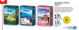 E.Leclerc SÉLECTION DE PUZZLES HACHETTE offre