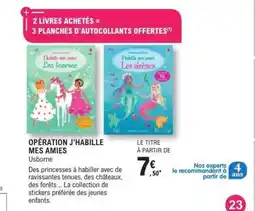 E.Leclerc OPÉRATION J'HABILLE MES AMIES offre