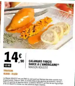 E.Leclerc Calamars Farcis Sauce à l'Américaine offre