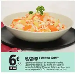 E.Leclerc DUO D'ANANAS & CAROTTES SURIMI offre