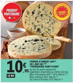 E.Leclerc Fourme D'ambert Aop offre