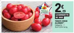 E.Leclerc Tomate cerise allongée offre