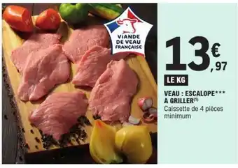 E.Leclerc Veau : Escalope offre