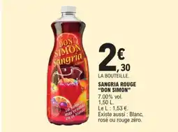 E.Leclerc Sangria Rouge Don Simon offre