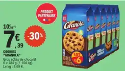 E.Leclerc COOKIES GRANOLA offre