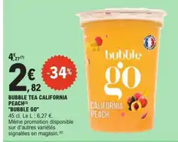 E.Leclerc BUBBLE TEA CALIFORNIA PEACH offre