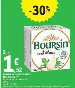 E.Leclerc Boursin Ail & Fines Herbes offre