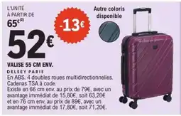 E.Leclerc VALISE 55 CM ENV offre