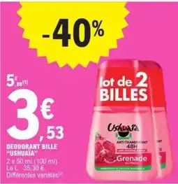 E.Leclerc Déodorant Bille Ushuaïa offre