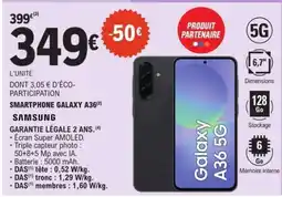 E.Leclerc SMARTPHONE GALAXY A36 offre