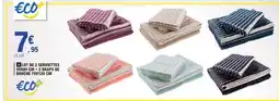 E.Leclerc Lot de serviettes et draps de douche offre