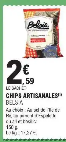 E.Leclerc CHIPS ARTISANALES offre