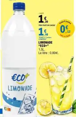 E.Leclerc LIMONADE ECO+ offre