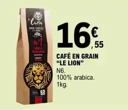 E.Leclerc Café en grain Le Lion offre